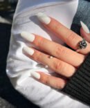 White matte Nails | Press on Nails
