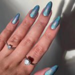 Star gaze | Almond Press On Nails | HerNails