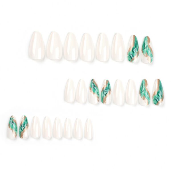 Marble Stiletto | Press on Nails