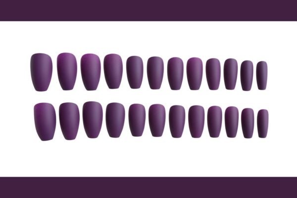 Matte purple trapeze