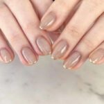Glossy Gold Glitters | Press On Nails | HerNails