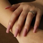 Mauve Trapeze | Square Press On Nails | HerNails