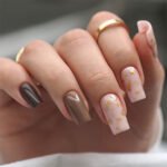 Muted Brown | Square Press On Nails | HerNails