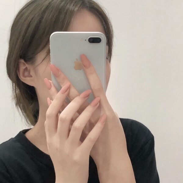 Matte Nude Nails