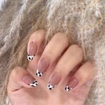 Cow-print French Nails | Press On Nails | HerNails
