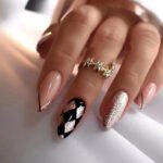 Check Glam | Oval Press On Nails | HerNails