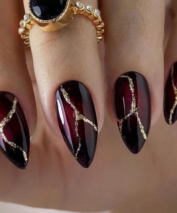 Glittery marble