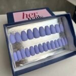 Matte Purple | Coffin Press On Nails | HerNails