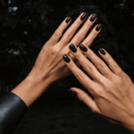 Black Short | Square Press On Nails | HerNails