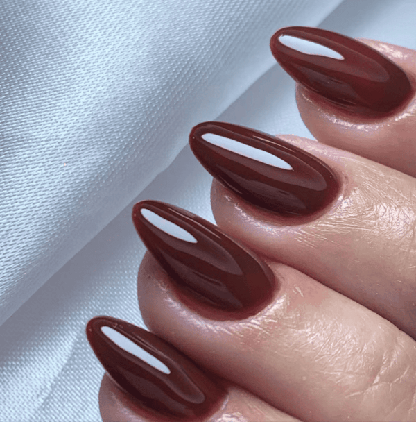Cherry Mocha Nails