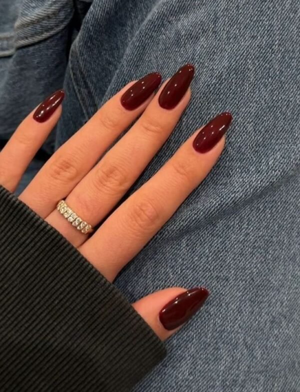 Cherry Mocha Nails