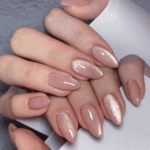 Nude Pink Cat Eyes | Press On Nails | HerNails